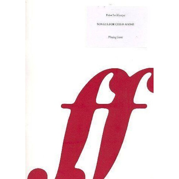Sonata for Cello Alone - Cello Sheet Music, Solo Works by Composer