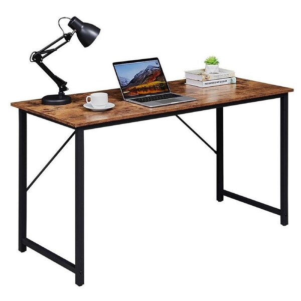 YES4HOMES Computer Desk, Sturdy Home Office Gaming Desk for Laptop, Modern Simple Style Writing Table, Multipurpose Workstation