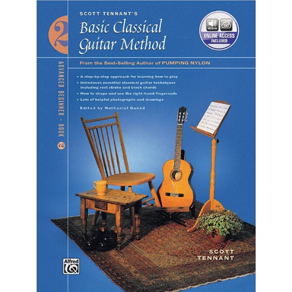 Basic Classical Guitar Method Book 2 with CD by Scott Tennant