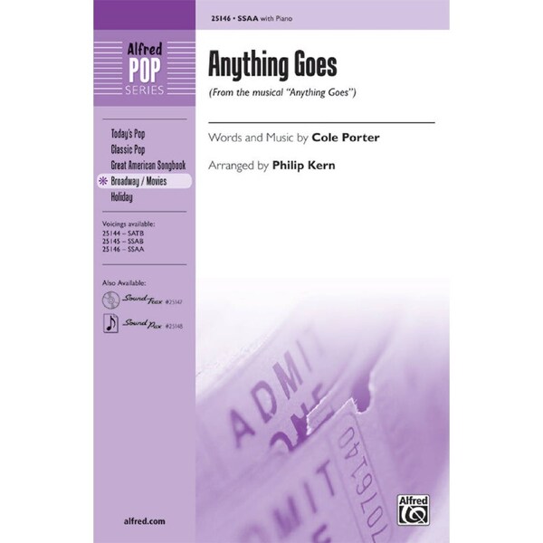 Anything Goes SSAA/Piano Arr Kern | Woolworths