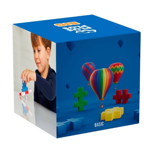 Plus BIG Basic Mix Fun Educational Kids Art/Craft Activity Toy 5y+ Pack of 100