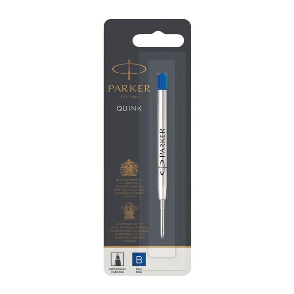 PARKER Ballpoint Pen Refill Broad Tip- Blue
