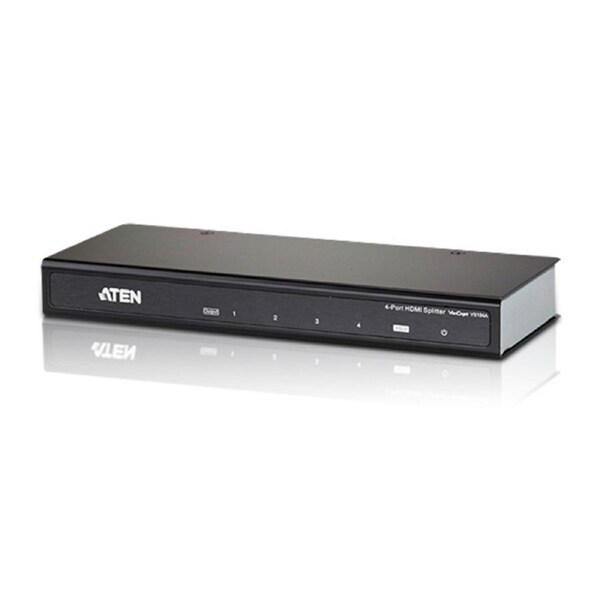 ATEN Video Splitter 4 Port HDMI 4K Splitter, HDCP 1.4. Up to 4096 x 2160 / 3840 x 2160 @ 60Hz 4:4:4