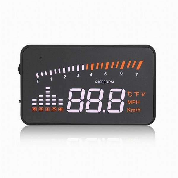 X5 Car Wind Shield HUD Car Mounted GPS Head Up Display