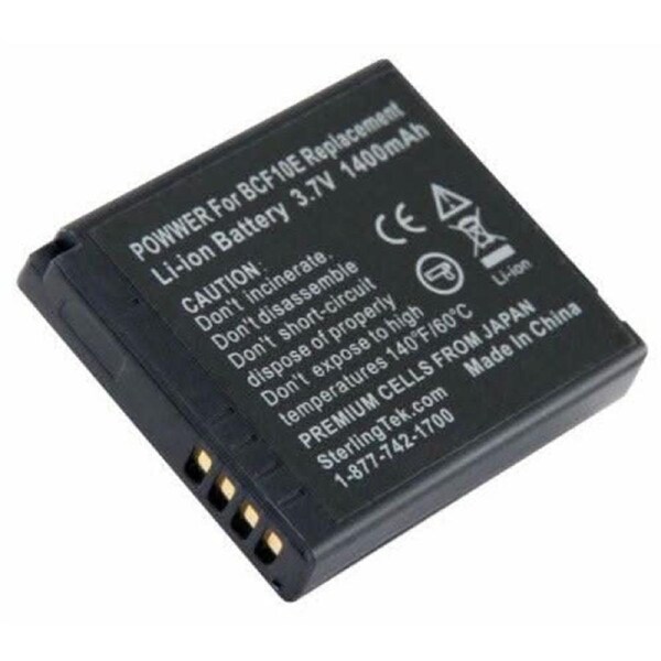 Battery for Panasonic DMW-BCF10E DMW-BCF10PP CGA-S/106B CGA-S/106C CGA-S/106D