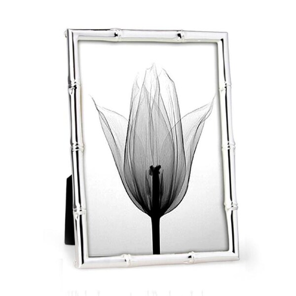 Whitehill Studio - Silver Plated Photo Frame - Bamboo 5x7inch