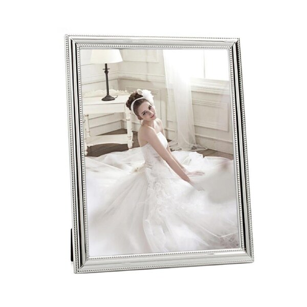 Whitehill Studio - Silver Plated Photo Frame - Beaded 8x10inch