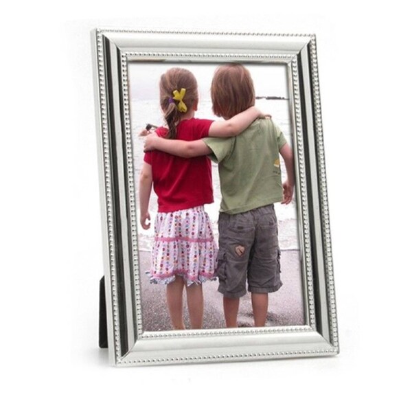 Whitehill Studio - Silver Plated Photo Frame - Beaded 4x6inch