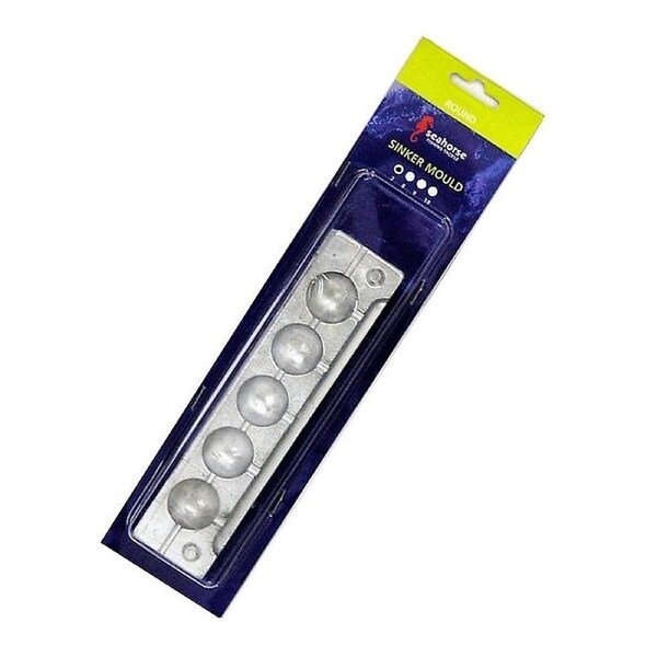 Seahorse 7 Ball Sinker Mould - Makes 5 Sinkers - Made In Australia