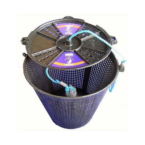 Seahorse Extra Large Weighted Berley Bucket / Bait Keeper & Rope