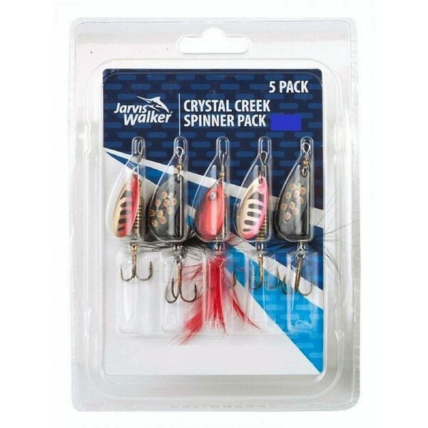 5 Pack of 3.5gm Jarvis Walker Crystal Creek Spinnerbait Lures