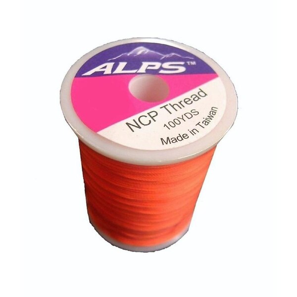Alps 100yds Lumin Orange Rod Wrapping Thread Size A (0.15mm) Rod Binding Cotton