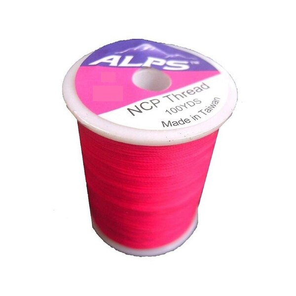 Alps 100yds of Hot Pink Rod Wrapping Thread - Size A (0.15mm) Rod Binding Cotton