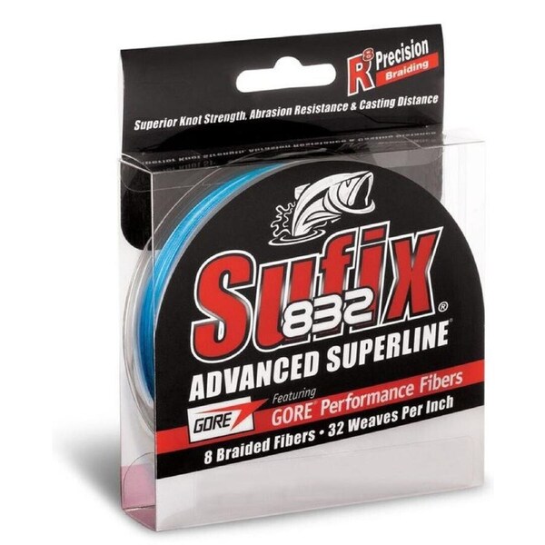 150yd Spool of 80lb Sufix 832 Advanced Superline Fishing Braid - Coastal Camo