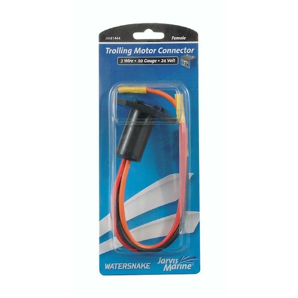 Jarvis Walker Marine Female 24 Volt Trolling Motor Connector - 3 Wire - 10 Gauge