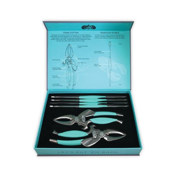 Toadfish Outfitters Crab And Lobster Tool Set - Seafood Tool Kit