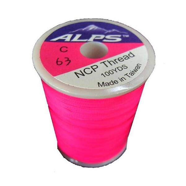 Alps 100yds Luminous Red Rod Wrapping Thread SizeC (0.2mm) Rod Binding Cotton