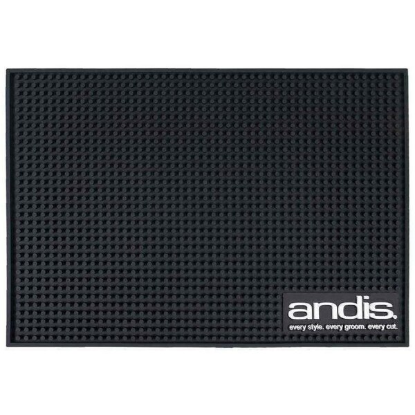 Andis Professional Rubber Mat For Barber Clippers, Trimmers, Scissors - Large