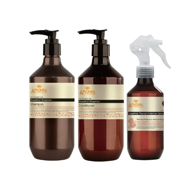 Angel En Provence Grapefruit Straightening Hair Gift Pack With Bonus Thermal Brush
