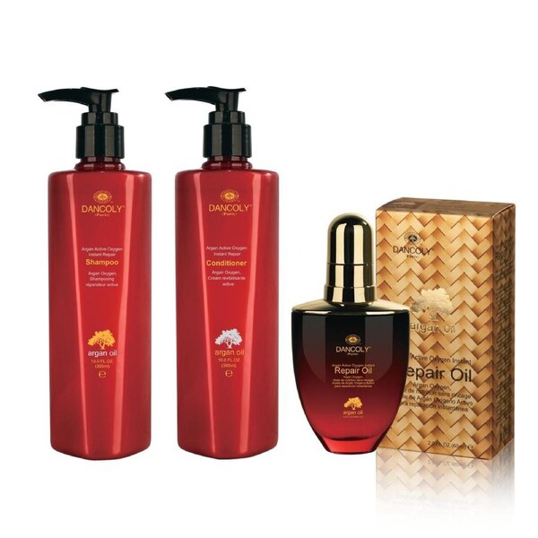 Angel Argan Active Instant Repair Hair Gift Pack With Bonus Thermal Brush
