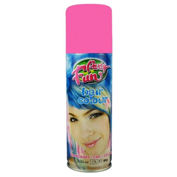 Party Fun Temporary Color Hair Spray Pink - 125ml