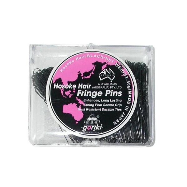 555 Hosoke Fine Fringe Pins Black 50g Made In Japan