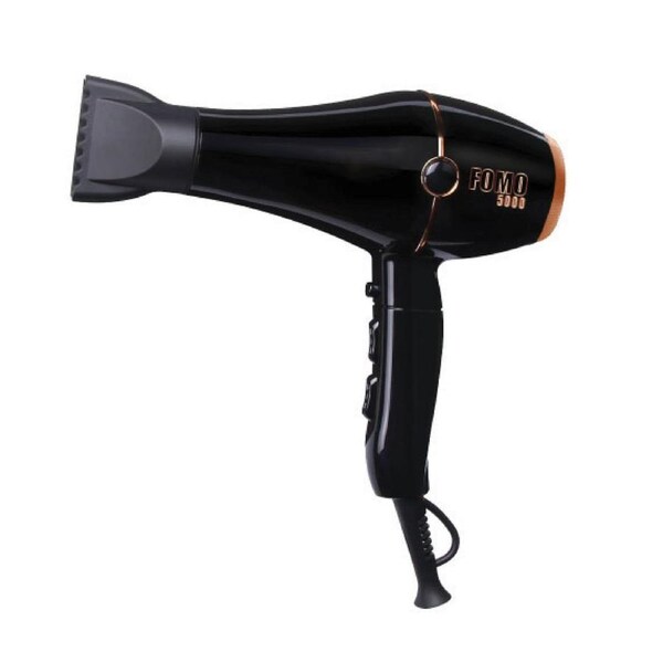 FOMO 5000 Professional Hair Dryer - Black & Gold