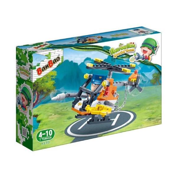 BanBao Cute Military - General Luther Hawk's Chopper