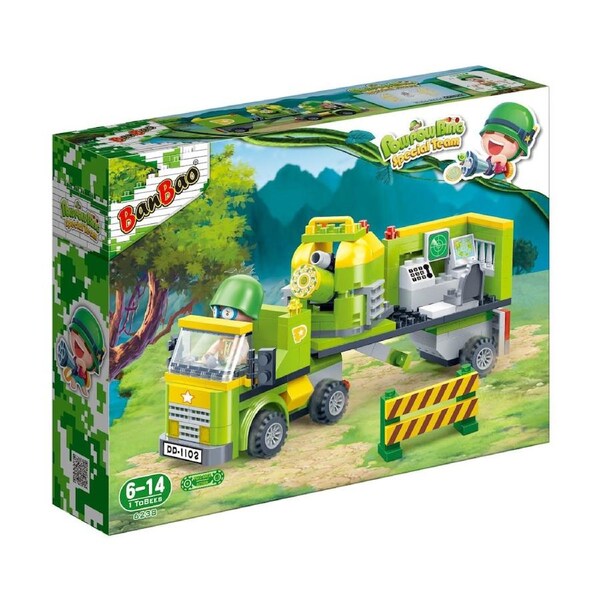 BanBao Cute Military - Private Pow Loo's Orbital Commander Truck