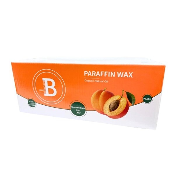 Billionaire Paraffin Wax Waxing Hands Feet Spa Manicure Pedicure Peach 450g 6pcs