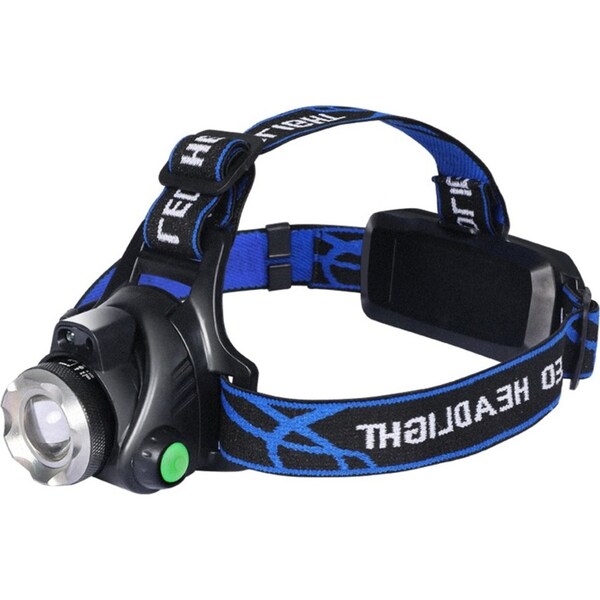 LED Outdoor Rechargeable Head Lamp - Black