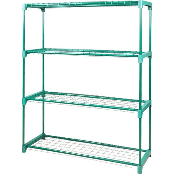 Outdoor Steel Garden Plant Shelving Rack 4 Tier - 2x