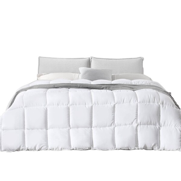 All Season Bamboo Winter Summer Quilt Duvet 200GSM Double - White