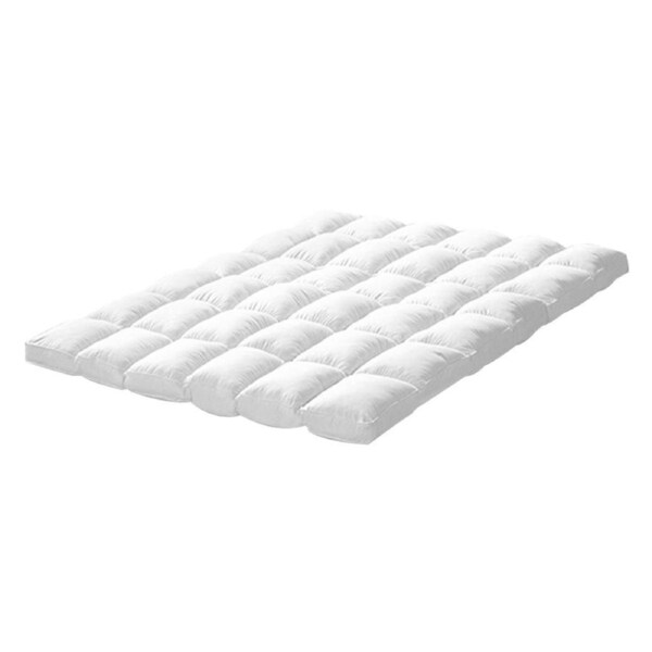 Luxury Mattress Topper Protector Cover White - Single