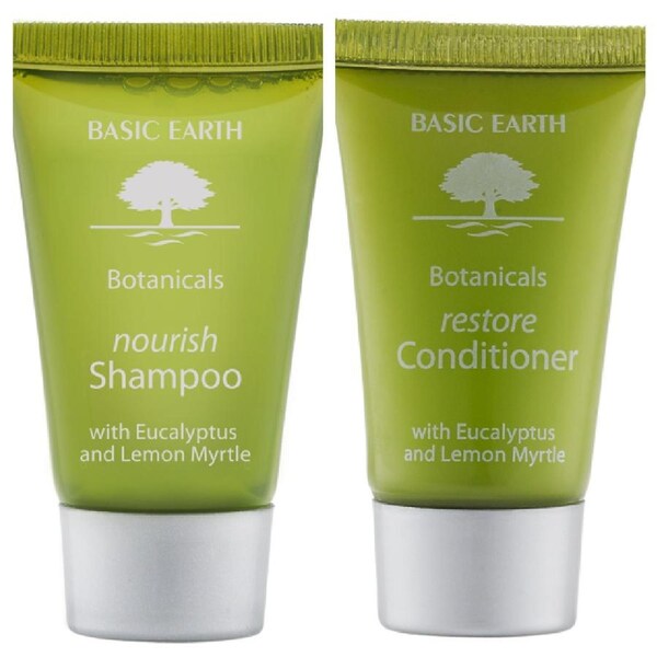 Basic Earth Shampoo & Conditioner 30ml Pack 100 Pieces