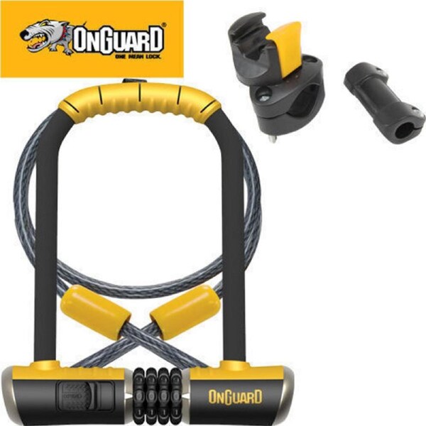 On Guard Bike Combo Dt U-Lock 115Mm X 230Mm Carry Bracket Included