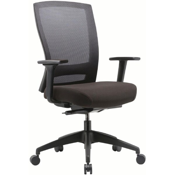 BURO MENTOR CHAIR With Arms Black