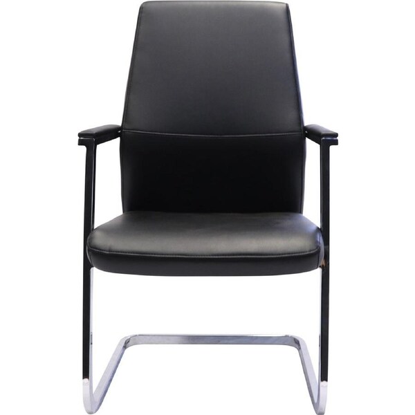 Rapidline Medium Back Executive Chair Black PU