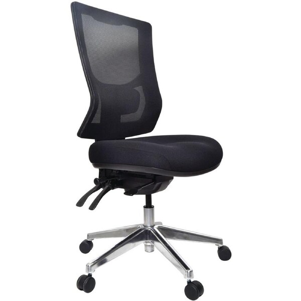 Buro Metro Ii High Back 24/7 No Arms Seat Slide Black