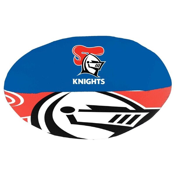Newcastle Knights NRL Plush Football Ball Soft Sublimated Team Jersey Print