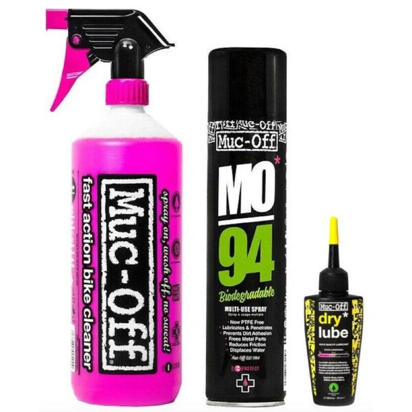 Muc-Off Wash/Protect/Dry Lube Bike Maintenance Kit
