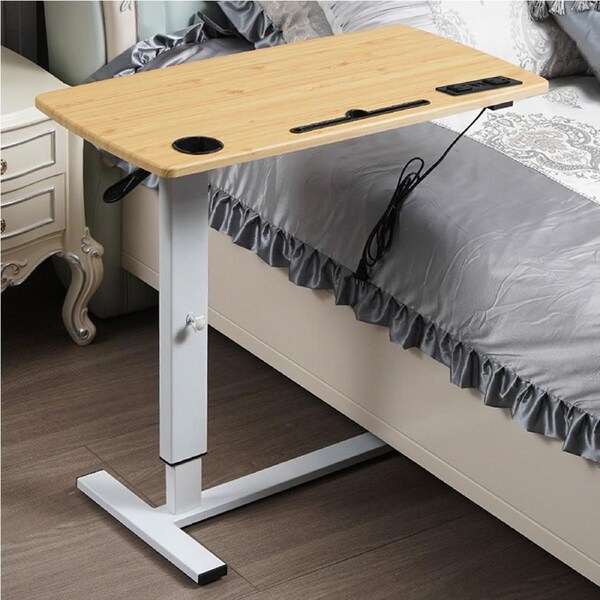 Levede Mobile Standing Desk Height Adjustable Bedside Laptop Study Desk