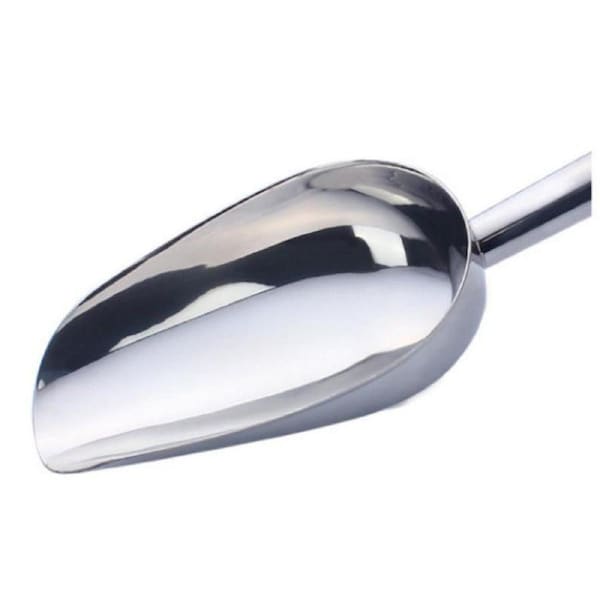 2PCS Stainless Steel Kitchen Scoops Metal Food Candy Ice Coffee Beans A5
