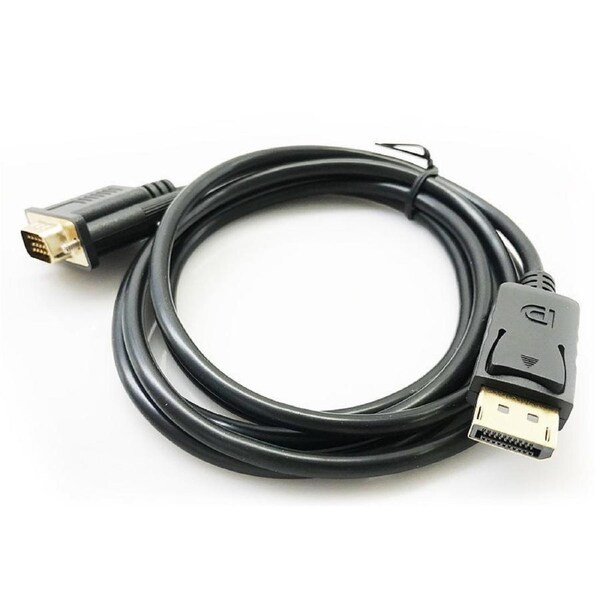 Displayport DP to VGA Cable Male to Male HD 1080P High Speed Display Port Lead