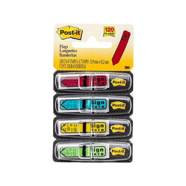 POST-IT Flag Sign 684-SH Pack of 4 Box of 6