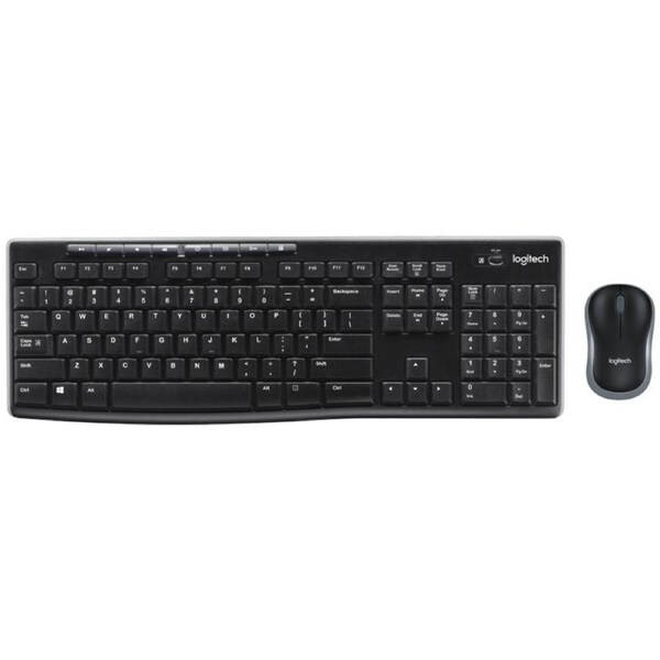 LOGITECH MK270R Wireless Keyboard and Mouse Combo 2.4GHz Wireless Compact Long Battery Life 8 Shortcut keys KBLT-MK235