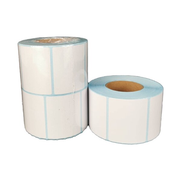 2 Rolls 50x40mm 600pcs High Quality Direct Thermal Labels