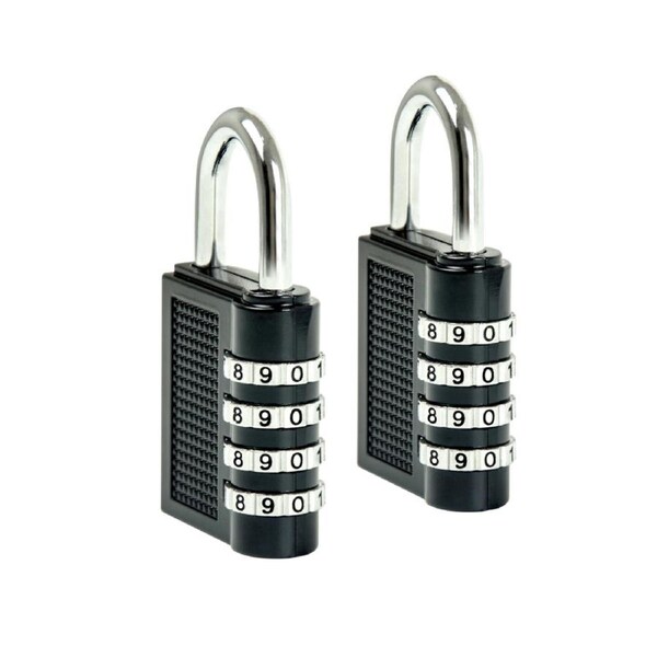X2 Combination Padlock 4-Digit Outdoor Weatherproof Security School Lock Travel