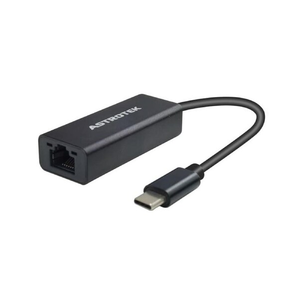 Astrotek USB C to Gigabit Ethernet Adapter For MacBookUSB C to Gigabit Ethernet [AT-USBCRJ45-MF]