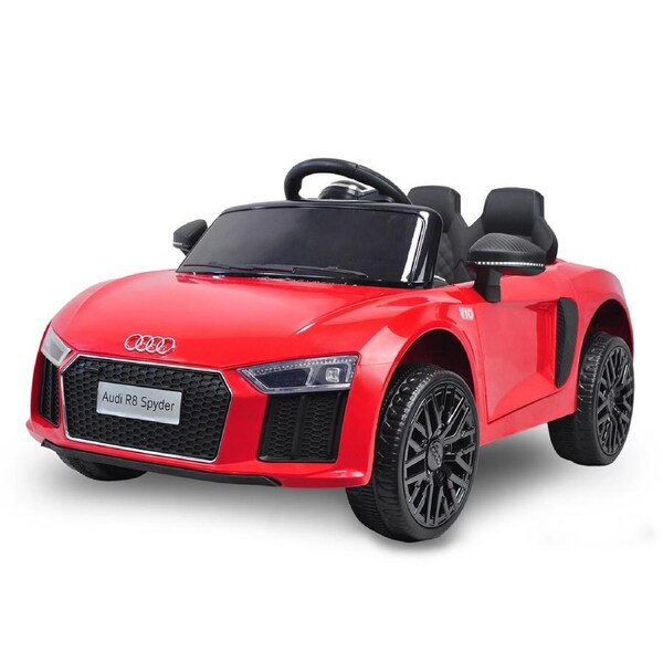 Kahuna Audi R8 Spyder Licensed Kids Ride On Electric Car with Remote Control- Red